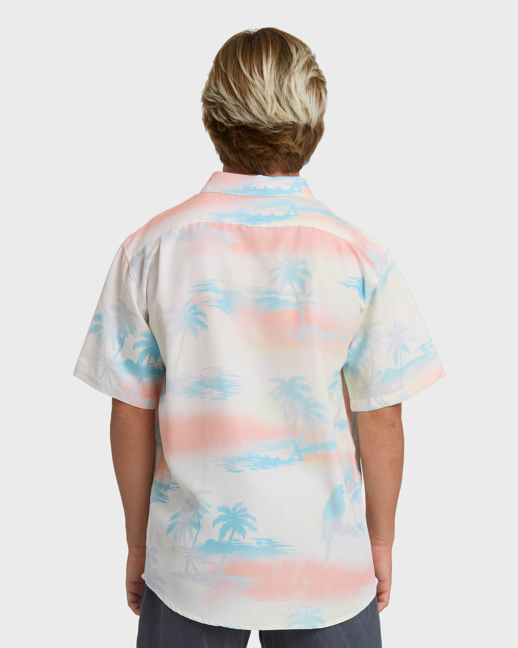 Sundays Lounge Short Sleeve Woven Shirt - Off White