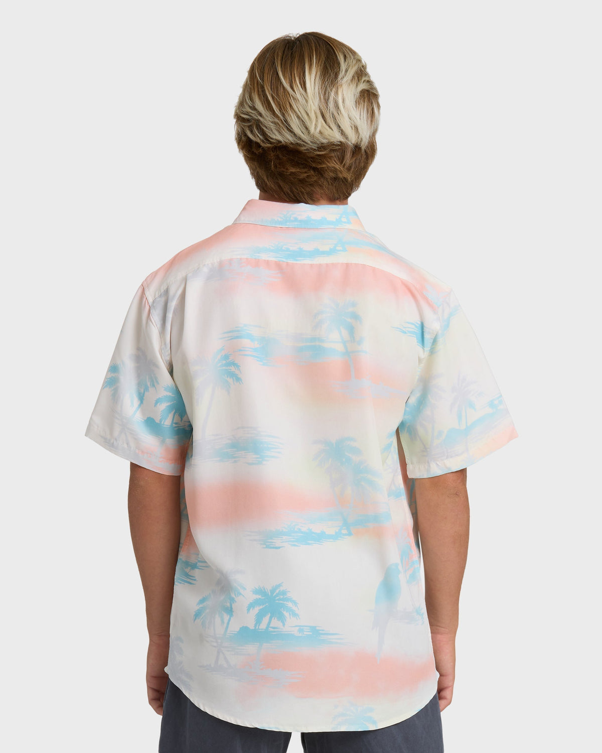 Sundays Lounge Short Sleeve Woven Shirt - Off White