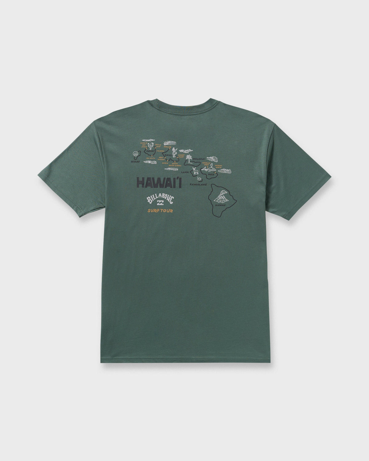Surf Tour Hi Premium Short Sleeve T-Shirt - Dark Slate