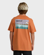 Post Cards Adiv Premium Short Sleeve T-Shirt - Dusty Orange