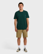 Essential Premium Wave Wash T-Shirt - Forest