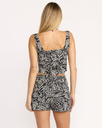 Sunflower Shorts - Black White