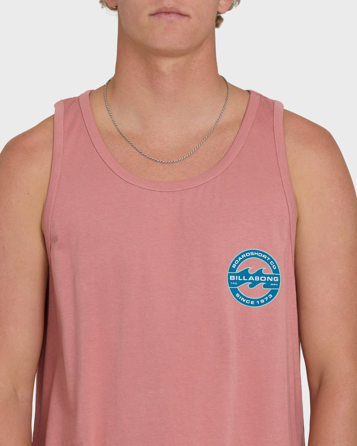 Hollow Fill Premium Tank Top - Ash Rose