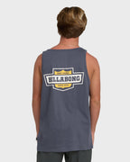 Walled Premium Tank Top - Graystone
