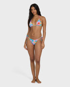 Pipe Dreams Multi Triangle Bikini Top - Bright Marine