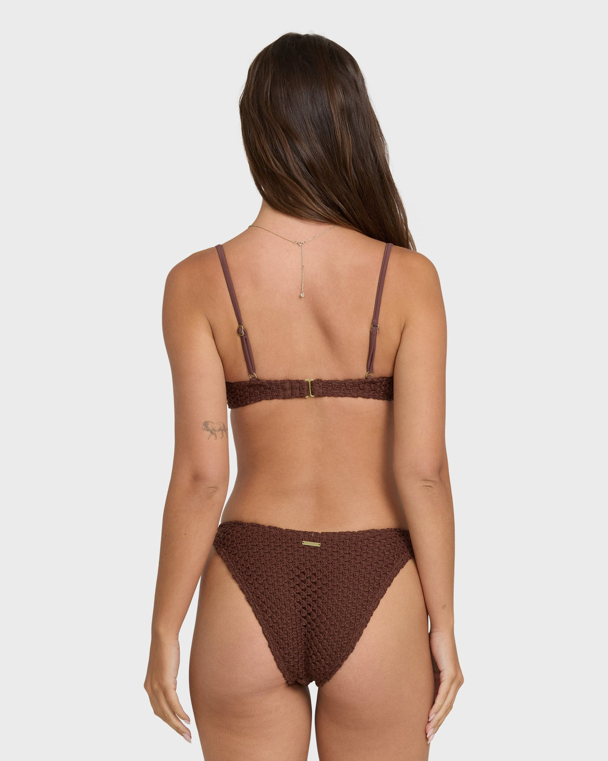 Twisted Tides Maui Bikini Bottoms - Espresso