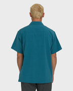 A/Div Surftrek Transit Short Sleeve Woven Shirt - Tropical Teal