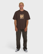 Link OG Short Sleeve Knit T-Shirt - Chocolate Brown