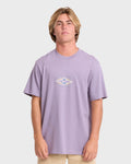 Rotor Diamond Premium Short Sleeve Knit Graphic T-Shirt - Purple Ash