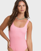 Summer Hi Tanker One Piece Swimsuit - Pink Sand