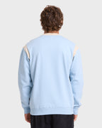 Highway Garage Crewneck Sweatshirt - Blue Smoke